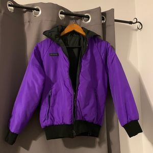 Colombia | reversible jacket purple and black